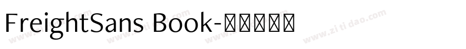 FreightSans Book字体转换